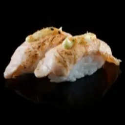 Two Pieces of Toasted Salmon